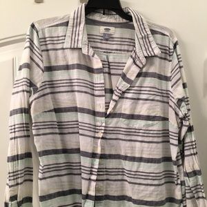 Striped Button Up Shirt